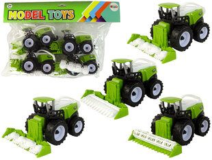 Lauksaimniecības tehnikas komplekts Lean Toys, 4 gab. cena un informācija | Rotaļlietas zēniem | 220.lv