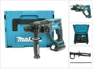 Makita DHR 202 Y1J Akumulatora urbjmašīna 18V 2.0J SDS ar MAKPAC ar 1x 1.5Ah akumulatoru, bez lādētāja цена и информация | Перфораторы | 220.lv