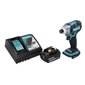 Makita DTS 141 RG1 Akumulatora trieciengriezējs 18 V 40 Nm 1/4" + 1x akumulators 6,0 Ah + lādētājs цена и информация | Skrūvgrieži, urbjmašīnas | 220.lv