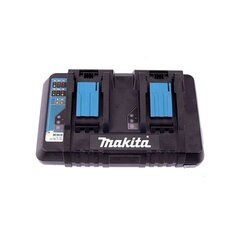 Makita uzlādes komplekts 18 V ar 3x BL 1850 B akumulatoriem 5,0 Ah + DC 18 RD dubultā lādētājs (198458-6) cena un informācija | Skrūvgrieži, urbjmašīnas | 220.lv