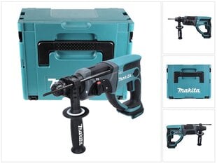 Makita DHR 202 ZJ Akumulatora urbjmašīna 18 V 2.0 J SDS Plus + Makpac - bez akumulatora, bez lādētāja цена и информация | Перфораторы | 220.lv