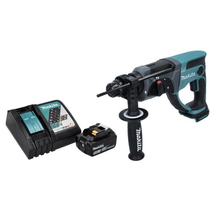 Makita DHR 202 RT1 Akumulatora urbjmašīna 18 V 2,0 J SDS Plus + 1x akumulators 5,0 Ah + lādētājs cena un informācija | Perforatori | 220.lv