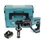 Makita DHR 202 T1J Bezvadu perforators 18 V 2.0 J SDS Plus + 1x akumulators 5.0 Ah + Makpac - bez lādētāja cena un informācija | Perforatori | 220.lv