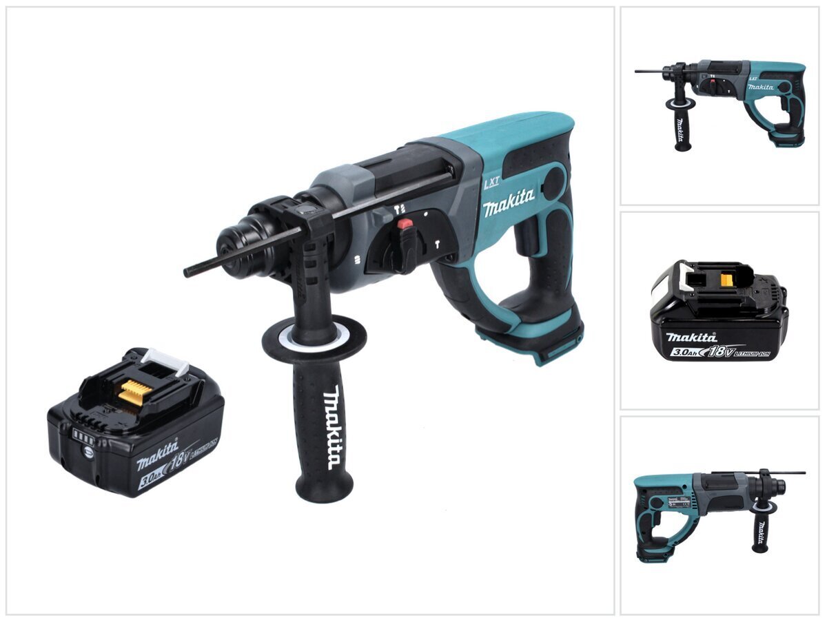 Makita DHR 202 F1 Akumuliatorinis perforatorius 18 V 2,0 J SDS Plus + 1x akumulators 3,0 Ah - be įkroviklio цена и информация | Perforatori | 220.lv