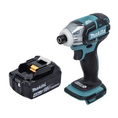 Аккумуляторный ударный шуруповерт Makita DTS 141 M1, 18 В, с аккумулятором, без зарядки цена и информация | Шуруповерты, дрели | 220.lv