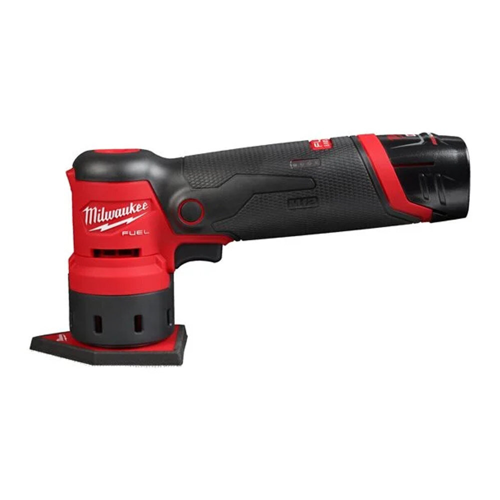 Milwaukee M12FDSS-0B bezvadu vibrācijas slīpmašīna 12 V 88,8 x 63,5 cm (4933479680) - bez akumulatora, bez lādētāja cena un informācija | Slīpmašīnas | 220.lv