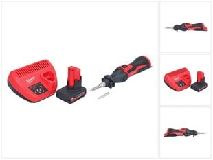 Milwaukee M12 SI-501 bezvadu lodāmurs 12 V 400 °C + 1x akumulators 5,0 Ah + lādētājs cena un informācija | Metināšanas iekārtas, lodāmuri | 220.lv