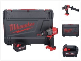 Аккумуляторная ударная дрель Milwaukee M18 FPD3-501X, 18 В, с аккумулятором, без блока для зарядки цена и информация | Шуруповерты, дрели | 220.lv