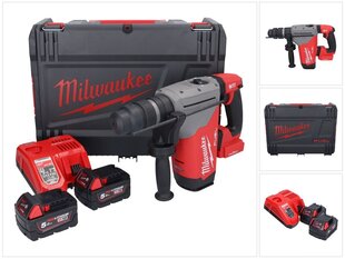 Milwaukee M18 ONEFHPX-502X bezvadu urbjmašīna 18 V 5,0 J bezsuku + 2x 5,0 Ah akumulators + lādētājs + HD kaste цена и информация | Перфораторы | 220.lv