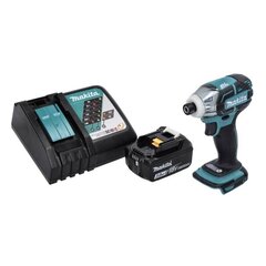 Аккумуляторный ударный шуруповерт Makita DTS 141 RF1, 18 В, с аккумулятором и зарядным устройством цена и информация | Шуруповерты, дрели | 220.lv