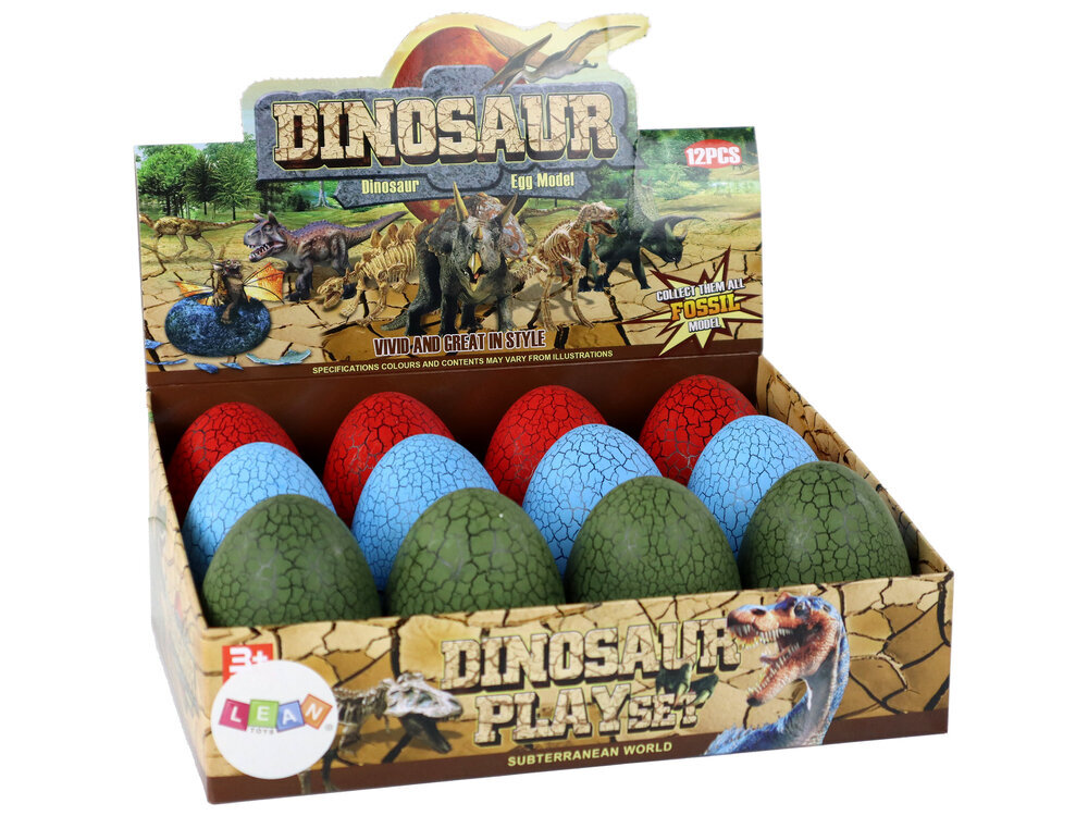 Dinozauru ola Lean Toys, 9 cm cena un informācija | Rotaļlietas zēniem | 220.lv