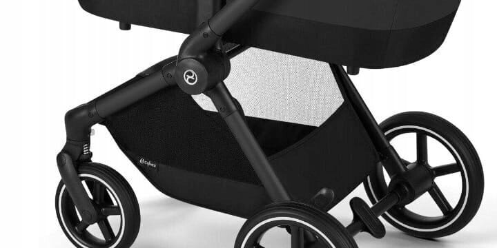 Cybex universālie rati Eos Lux, Moon Black cena un informācija | Bērnu rati | 220.lv