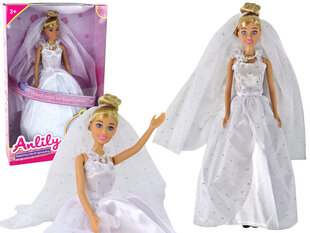 Кукла - невеста Anlily, белая цена и информация | Игрушки для девочек | 220.lv