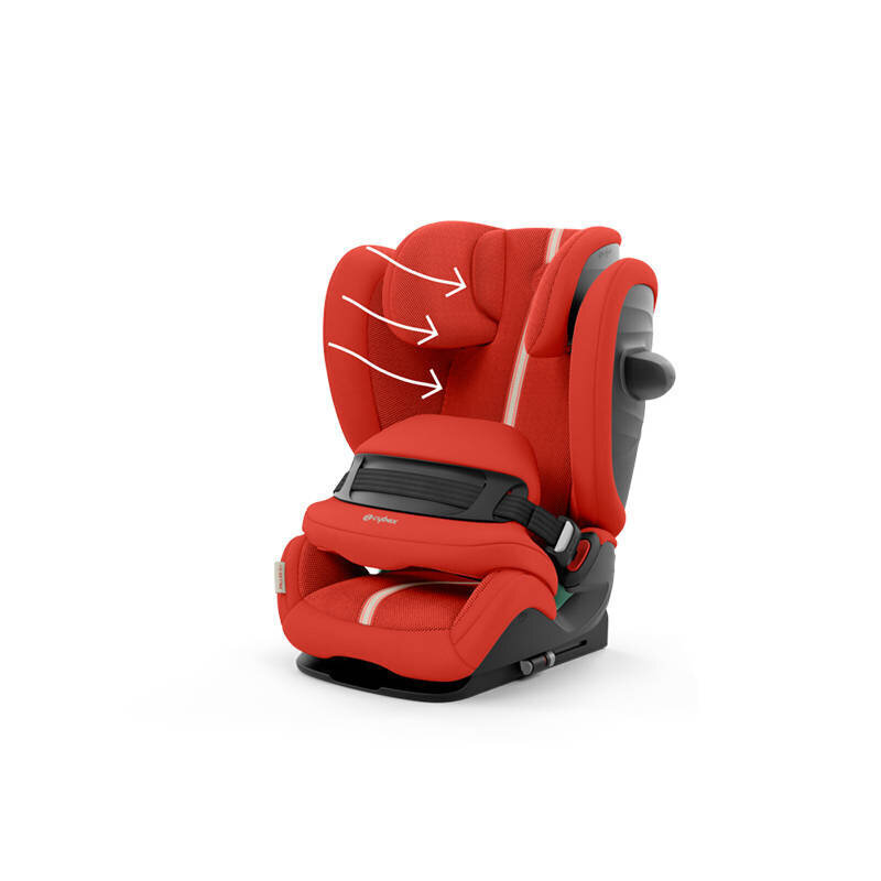 Cybex autokrēsliņš Pallas G i-Size Plus, 9-36 kg, Hibiscus Red цена и информация | Autokrēsliņi | 220.lv