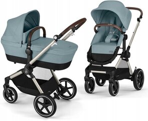 Cybex universālie rati Eos Lux, Taupe Sky Blue цена и информация | Коляски | 220.lv