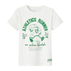 T-krekls zēniem Name It 13219671 283756, balts цена и информация | Рубашки для мальчиков | 220.lv