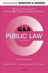 Concentrate Questions and Answers Public Law: Law Q&A Revision and Study Guide 3rd Revised edition cena un informācija | Ekonomikas grāmatas | 220.lv