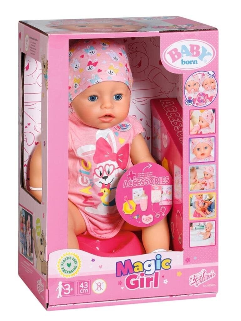 Lelle mazulis ar aksesuāriem Baby Born Magic Girl, 43cm цена и информация | Rotaļlietas meitenēm | 220.lv