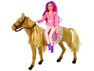 Lelles un zirga komplekts ar piederumiem cena un informācija | Rotaļlietas meitenēm | 220.lv