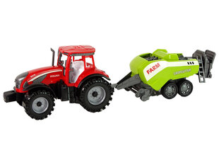 Traktors ar sējmašīnu, sarkans cena un informācija | Rotaļlietas zēniem | 220.lv