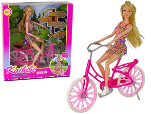 Кукла на велосипеде цена и информация | Игрушки для девочек | 220.lv