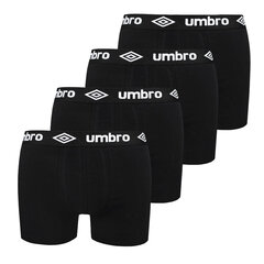 Мужские трусы-боксеры UMBRO 4 шт BM560 Черный хлопок Размер цена и информация | Мужские трусы Nek, черные | 220.lv