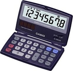 Casio SL-100VER Saules/akumulatora kabatas kalkulators cena un informācija | Kancelejas preces | 220.lv