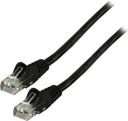 Valueline tīkla kabelis CAT 5e gals plastmasas maisiņā 5m melns cena un informācija | Kabeļi un vadi | 220.lv