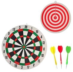 Divpusēja darts dēlis, 30 cm cena un informācija | Šautriņmešana, dārts | 220.lv