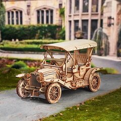 Деревянный 3D конструктор Robotime Vintage Car цена и информация | Конструкторы и кубики | 220.lv