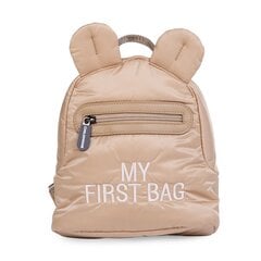 Детский рюкзак Childhome My first bag, puffered beige цена и информация | Спортивные сумки и рюкзаки | 220.lv