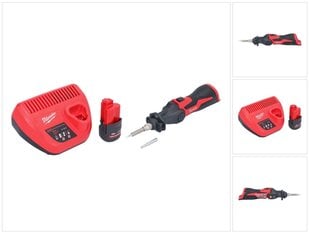 Milwaukee M12 SI-251 bezvadu lodāmurs 12 V 400 °C + 1x akumulators 2,5 Ah + lādētājs цена и информация | Сварочные аппараты, паяльники | 220.lv