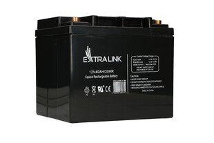 Akumulators Extralink AGM 12V 40Ah cena un informācija | Akumulatori | 220.lv