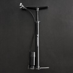 Manuālais auto velosipēda pumpis, melns цена и информация | Насосы для велосипеда | 220.lv