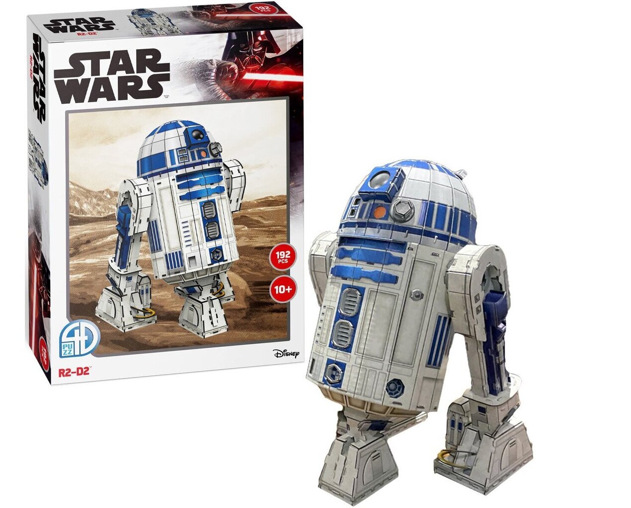 4D puzle Star Wars Zvaigžņu kari: R2D2, 192 d. цена и информация | Konstruktori | 220.lv