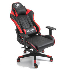 Spēļu krēsls Kraken Chairs Helios, sarkans/melns цена и информация | Офисные кресла | 220.lv