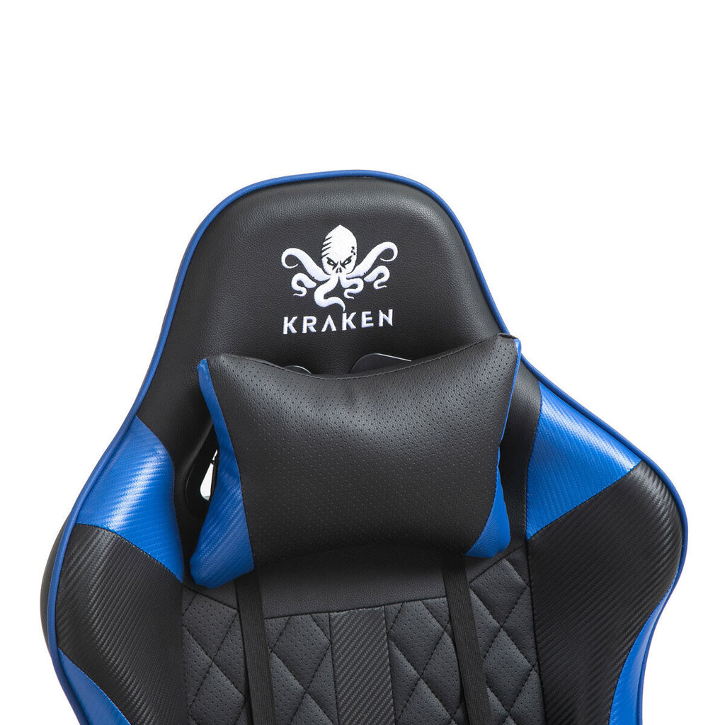 Spēļu krēsls Kraken Chairs Helios, zils/melns cena un informācija | Biroja krēsli | 220.lv