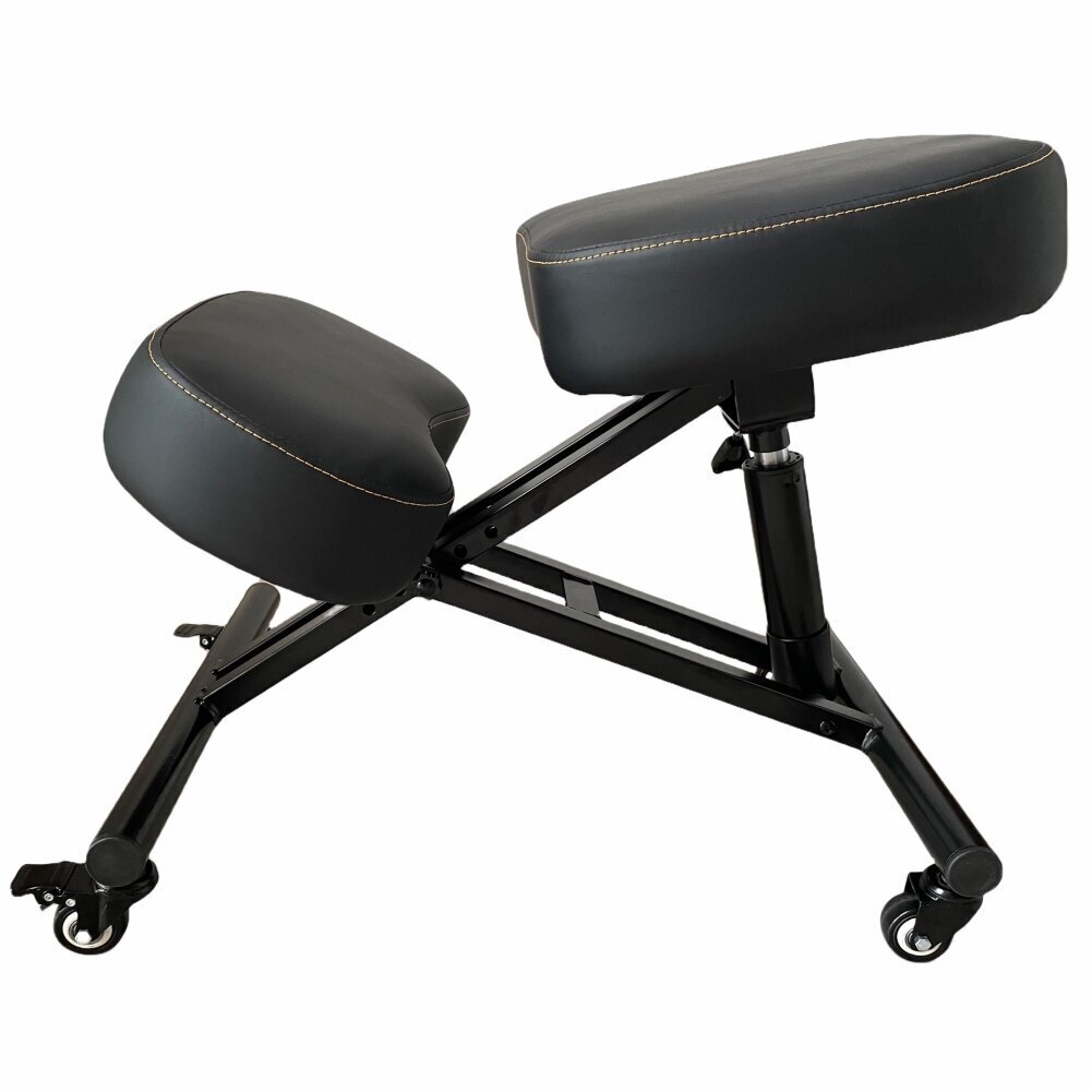 Ergonomisks krēsls Black Point O'Kneel Small, melns cena un informācija | Biroja krēsli | 220.lv