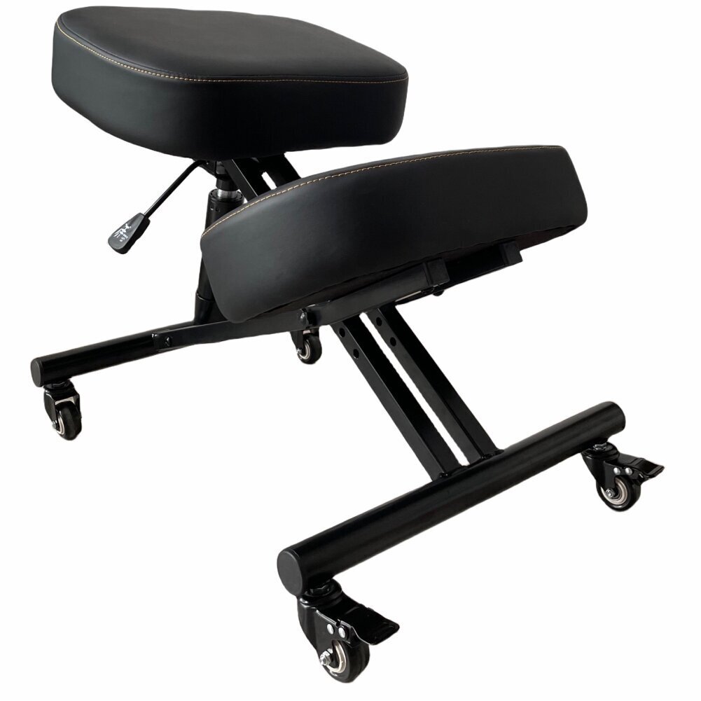 Ergonomisks krēsls Black Point O'Kneel Small, melns цена и информация | Biroja krēsli | 220.lv