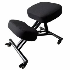 Ergonomisks krēsls Black Point O'Kneel Small, melns cena un informācija | Biroja krēsli | 220.lv