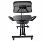 Ergonomisks krēsls Black Point O'Kneel Linen, pelēks цена и информация | Biroja krēsli | 220.lv