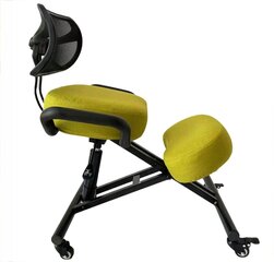 Ergonomisks krēsls Black Point O'Kneel Linen, zaļš цена и информация | Офисные кресла | 220.lv
