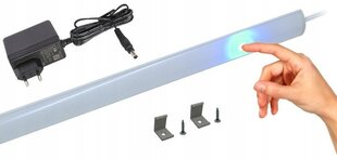 Эксклюзивная светодиодная лента под шкафом с сенсорным выключателем 90 см. цена и информация | Монтируемые светильники, светодиодные панели | 220.lv
