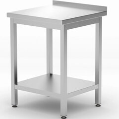 Galds Hendi Steel, 600x600x850 mm cena un informācija | Virtuves galdi, ēdamgaldi | 220.lv