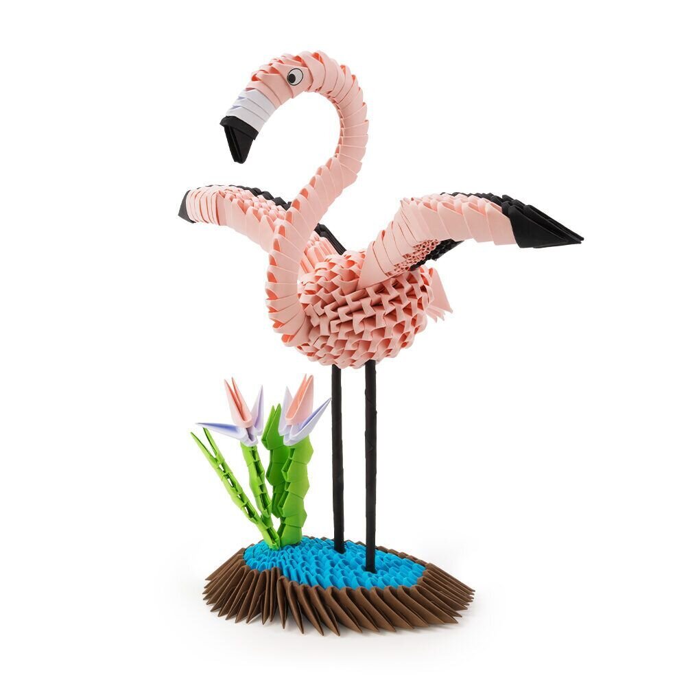 Origami 3D Alexander, flamingo цена и информация | Attīstošās rotaļlietas | 220.lv