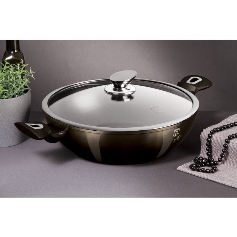 Berlinger Haus WOK tipa katls ar vāku, 30 cm цена и информация | Katli, tvaika katli | 220.lv