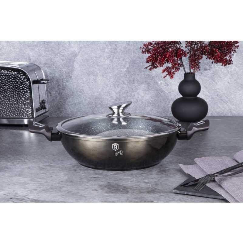 Berlinger Haus WOK tipa katls ar vāku, 30 cm цена и информация | Katli, tvaika katli | 220.lv