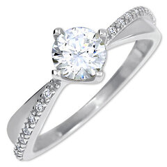 Brilio Золотое женское кольцо с кристаллами 229 001 00806 07 цена и информация | Кольца | 220.lv