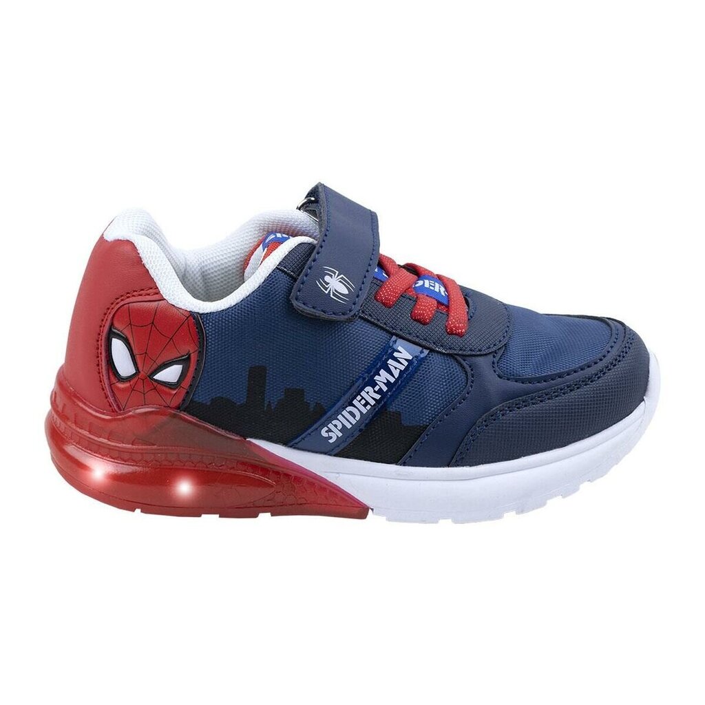 Кроссовки со светодиодами Spiderman Красный цена | 220.lv