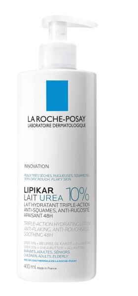 Mitrinošs losjons ķermenim La Roche-Posay Lipikar Lait Urea 10%, 400ml цена и информация | Ķermeņa krēmi, losjoni | 220.lv